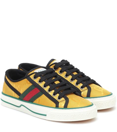 gucci sneakers yellow|sneakers gucci outlet.